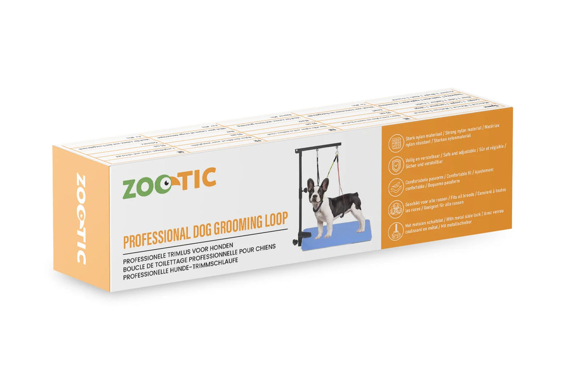Verpakking van Zootic trimarm voor honden met verstelbare trimlussen