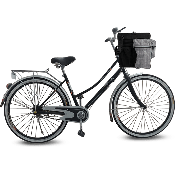 AFP Deluxe hondenfietsmand met stuurhouder, detail