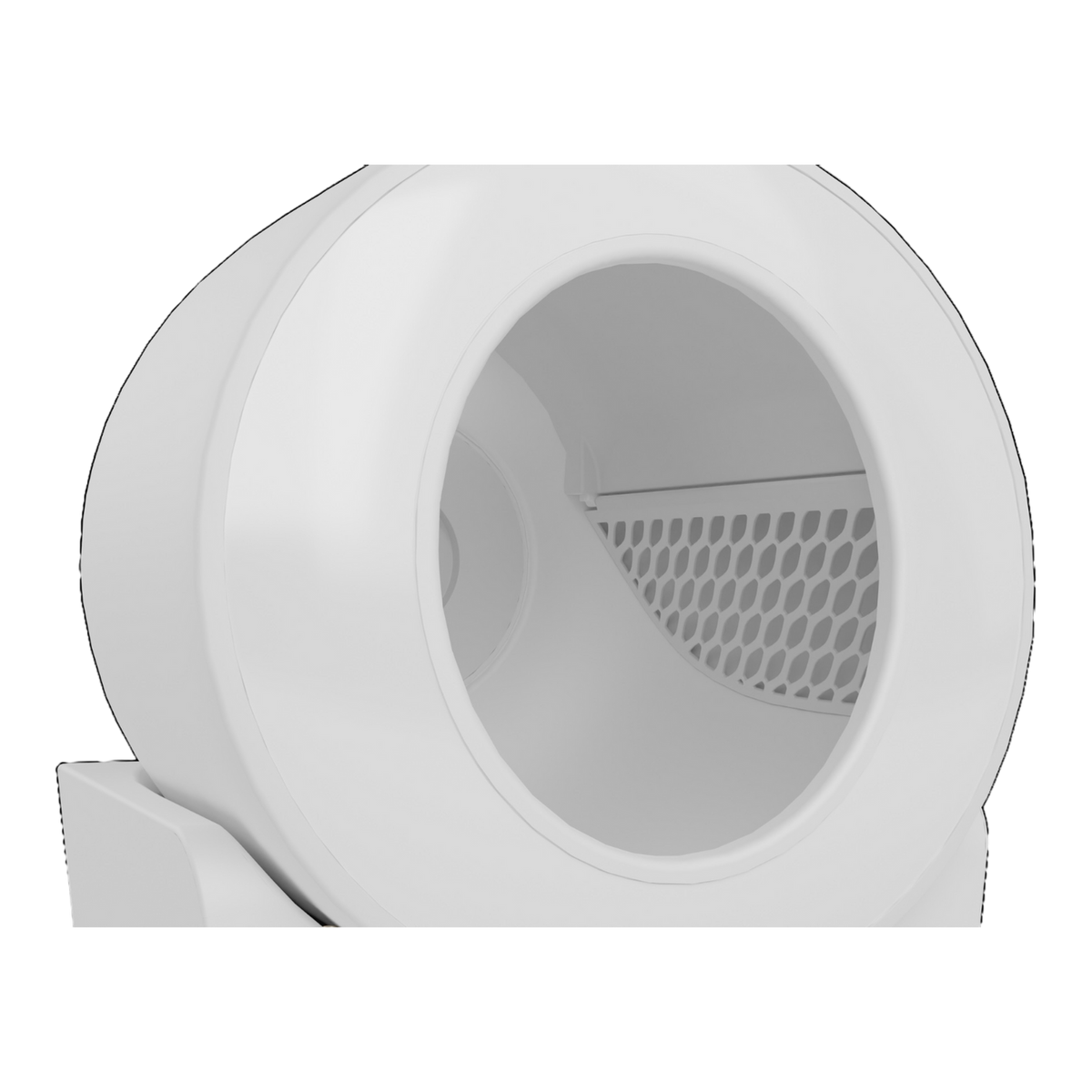 PETLUX V3 automatische kattenbak mat wit detail